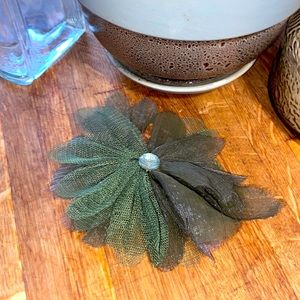 Green Hair Clip/Hat Pin